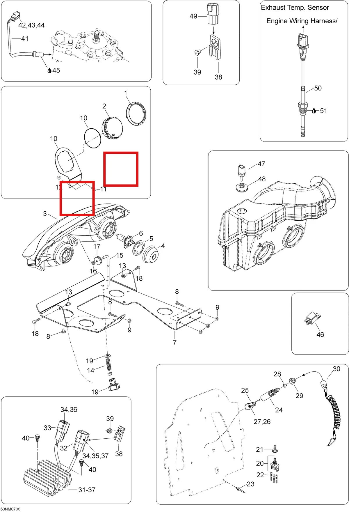 Деталь 605353886 (Деталь Instrument Panel) на схеме узла 10- Electrical Accessories