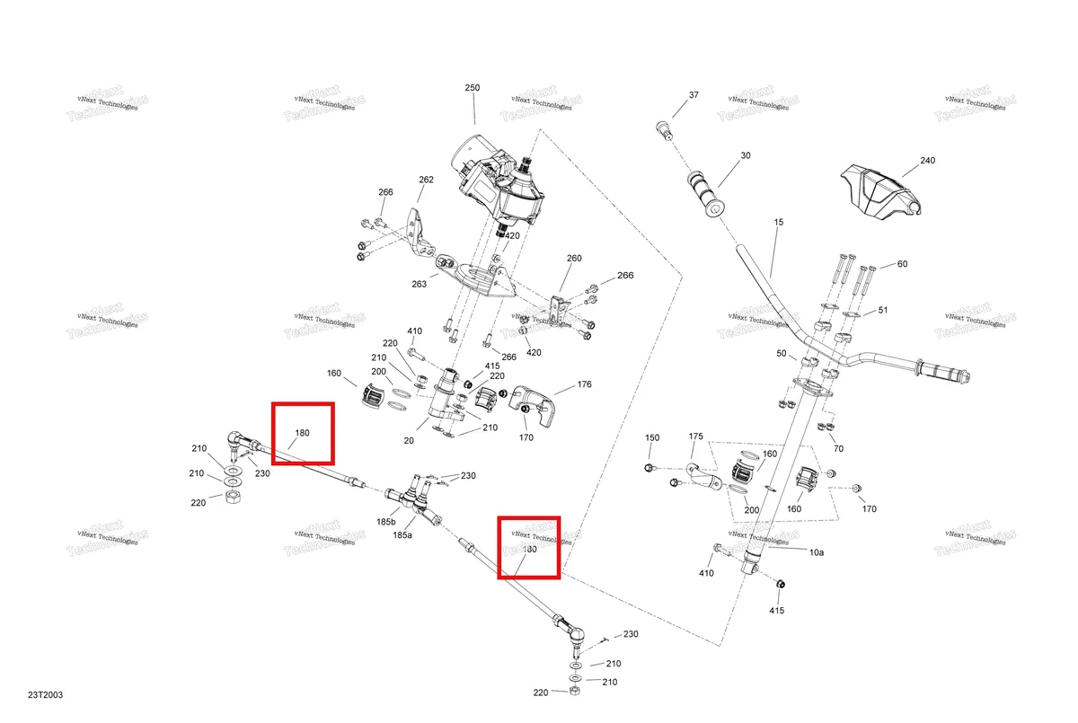 Деталь 703501037 на схеме узла 2020 Can-Am Outlander 570 EFI - XMR Steering