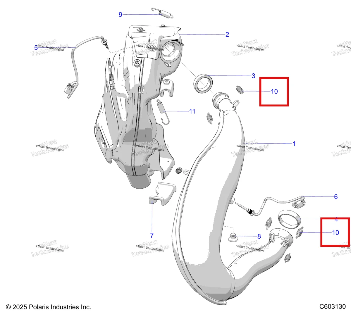 Деталь 7043726 на схеме узла Engine, Exhaust S27ajn8rs