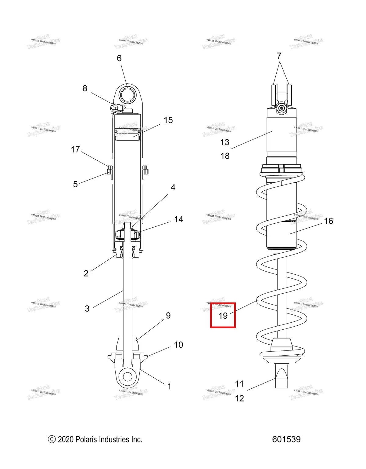 Деталь 7044829-458 на схеме узла Suspension, Shock, Ifs S27tfm9b (601539)