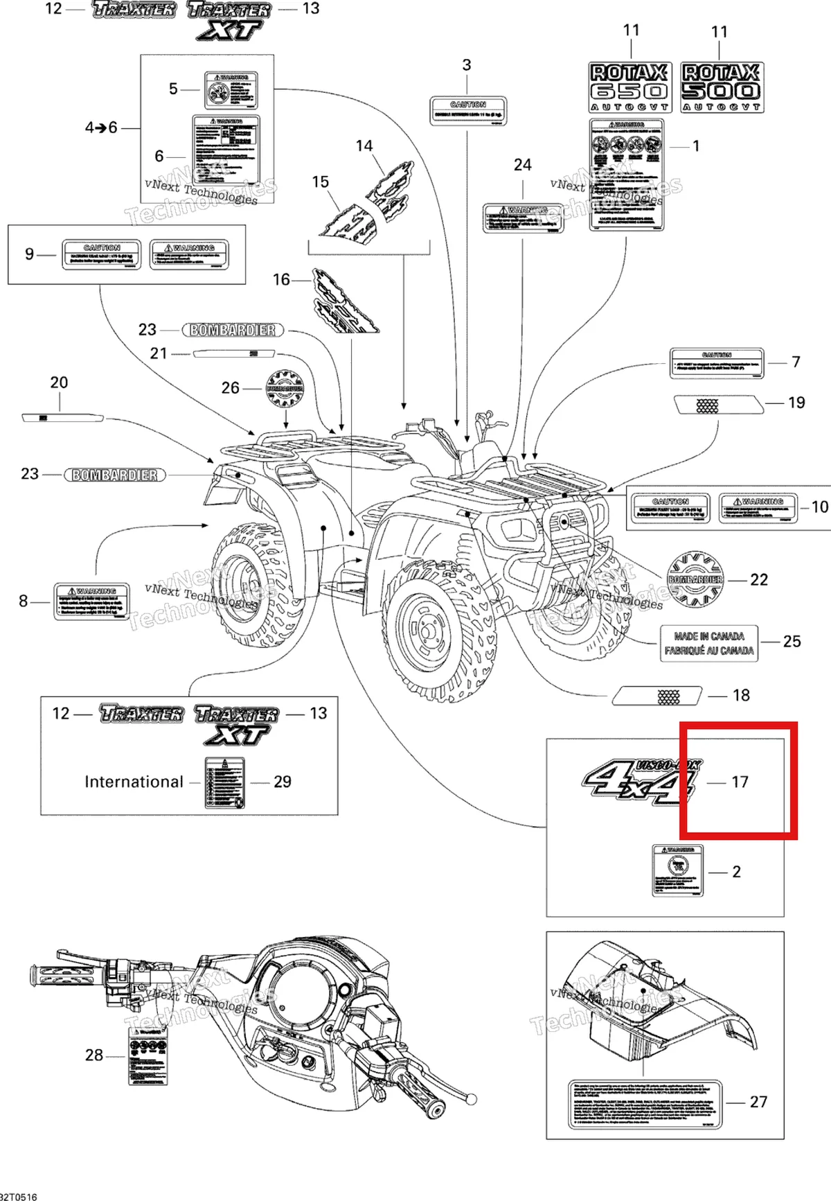 Деталь 704900855 на схеме узла Decals