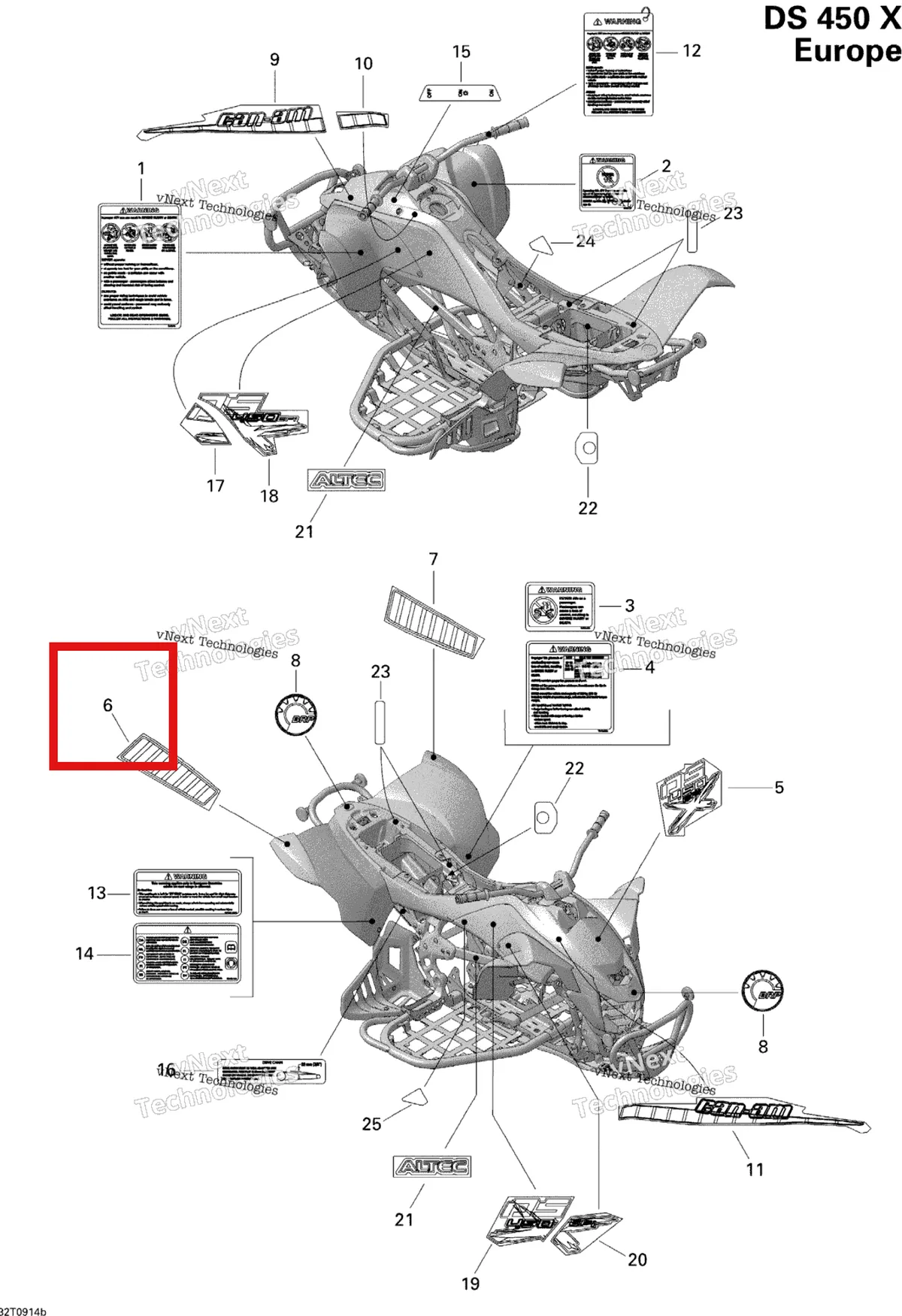 Деталь 704901138 на схеме узла Decals