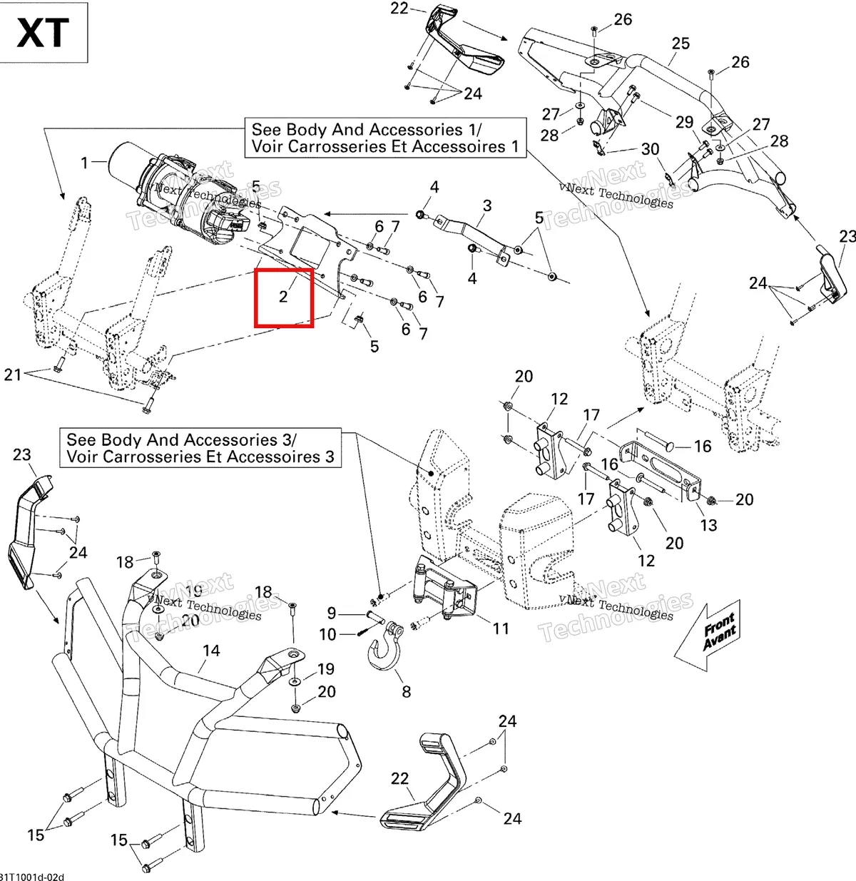 Деталь 705002816 на схеме узла 2010 Can-Am Outlander 400 EFI Body And Accessories Xt