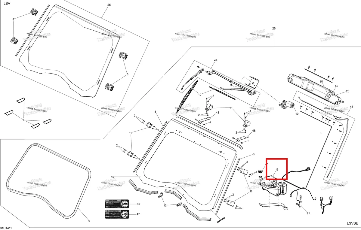 Деталь 705006422 на схеме узла Body And Accessories Windshield
