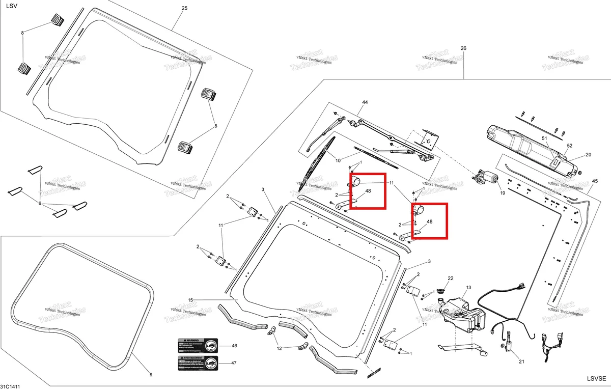 Деталь 705006969 на схеме узла Body And Accessories Windshield