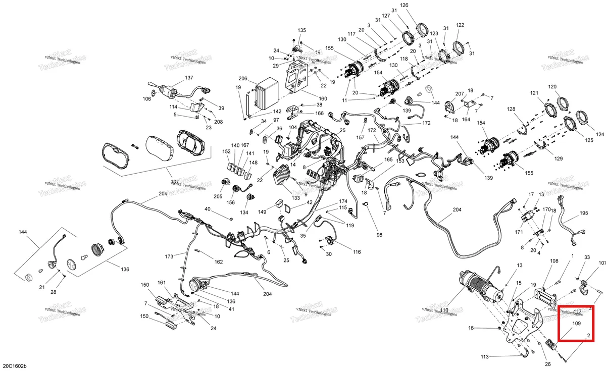 Деталь 705006999 на схеме узла 2016 Can-Am Maverick - Maverick MAX Electrical System - Europe Except Xds-Xrs