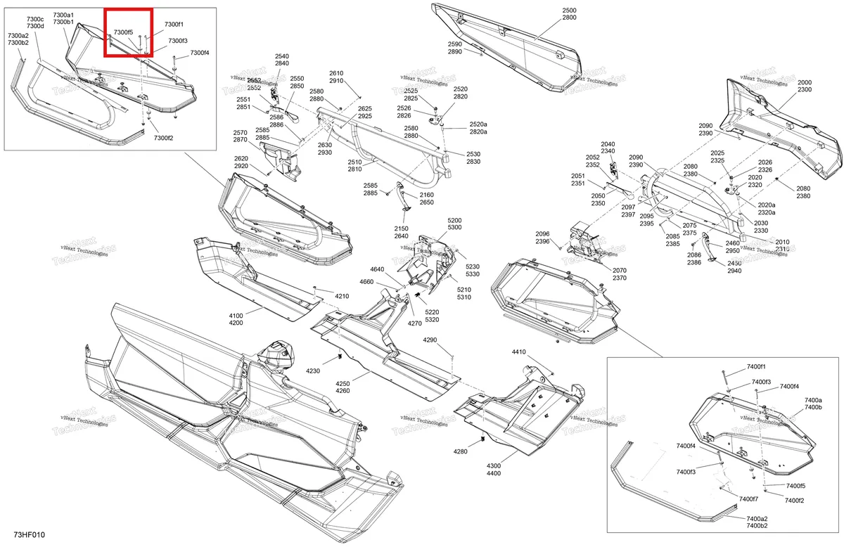 Деталь 705010271 (Левый дверь Panels Can-Am Maverick X3 Turbo R XRC (2018) (705010271)) на схеме узла 2026 Can-Am Maverick Max - TURBO - X - 8HTF - Granite Grey - 64