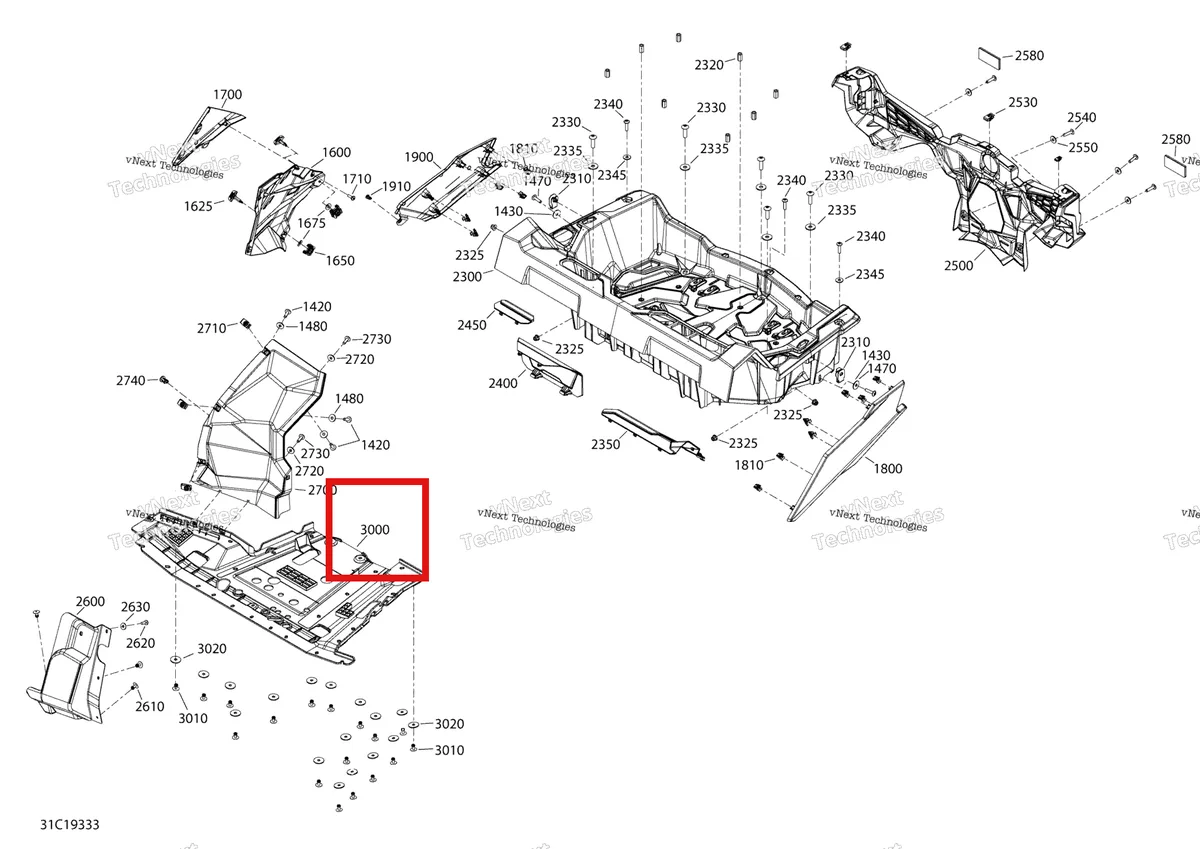 Деталь 705011429 на схеме узла 2019 Can-Am MAVERICK TRAIL 1000 - DPS - T2B SERIES Body Maverick Trail - 1000 - Red - Rear Section