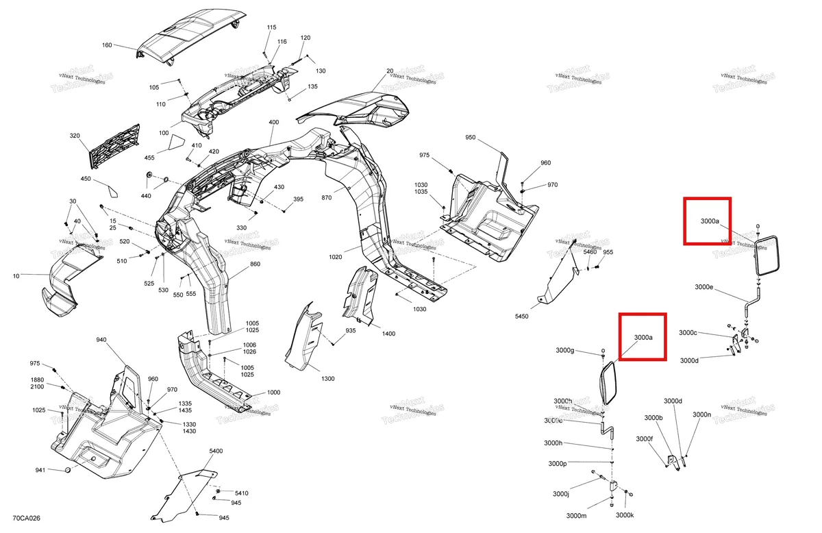 Деталь 705011497 на схеме узла 2021 Can-Am Traxter HD10 - XT - CE Body - System
