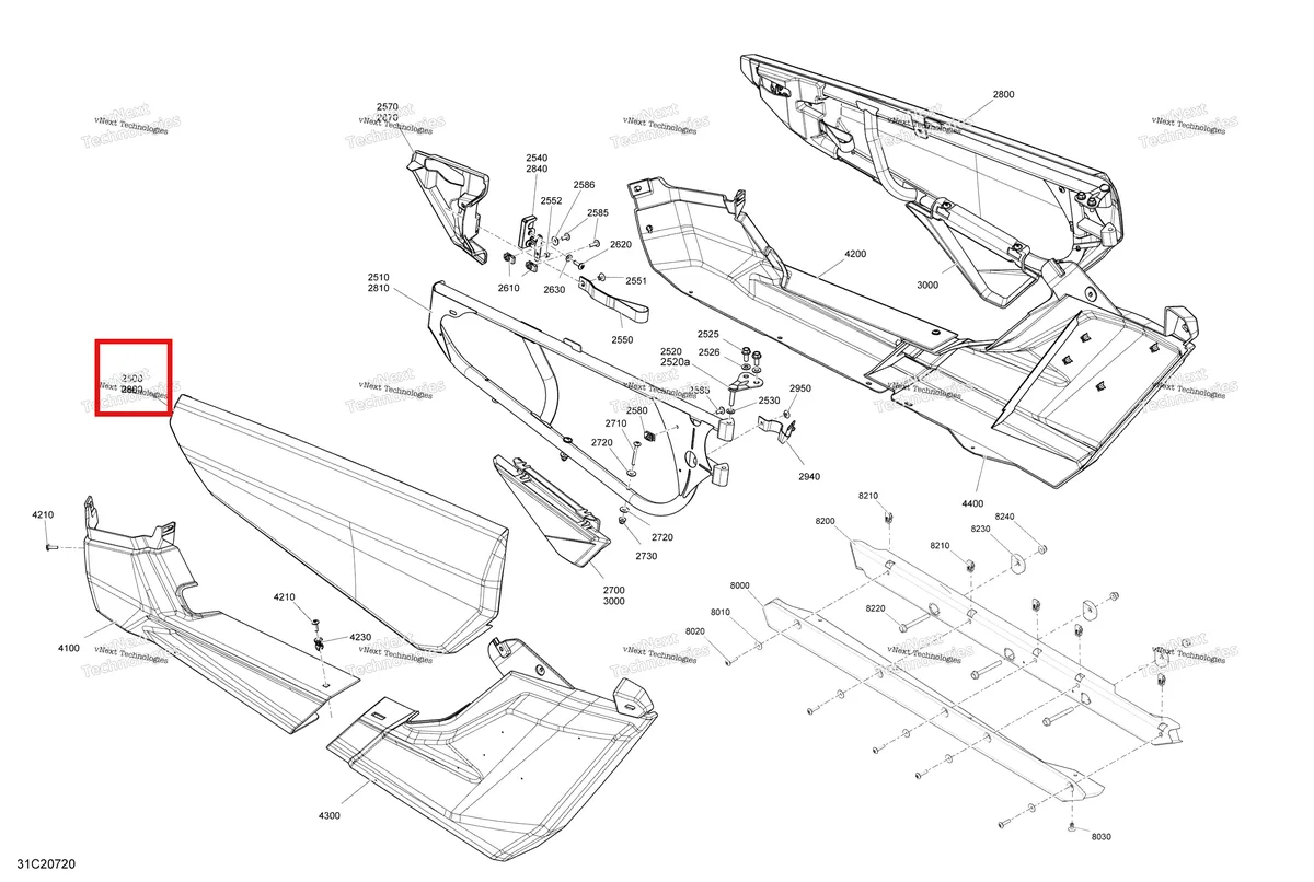 Деталь 705012472 на схеме узла 2020 Can-Am Maverick Turbo - XRC Body - Door Section - Xrc - Orange