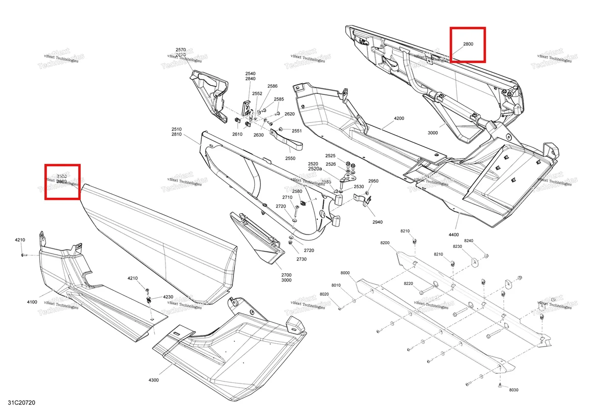 Деталь 705012473 на схеме узла 2020 Can-Am Maverick Turbo - XRC Body - Door Section - Xrc - Orange