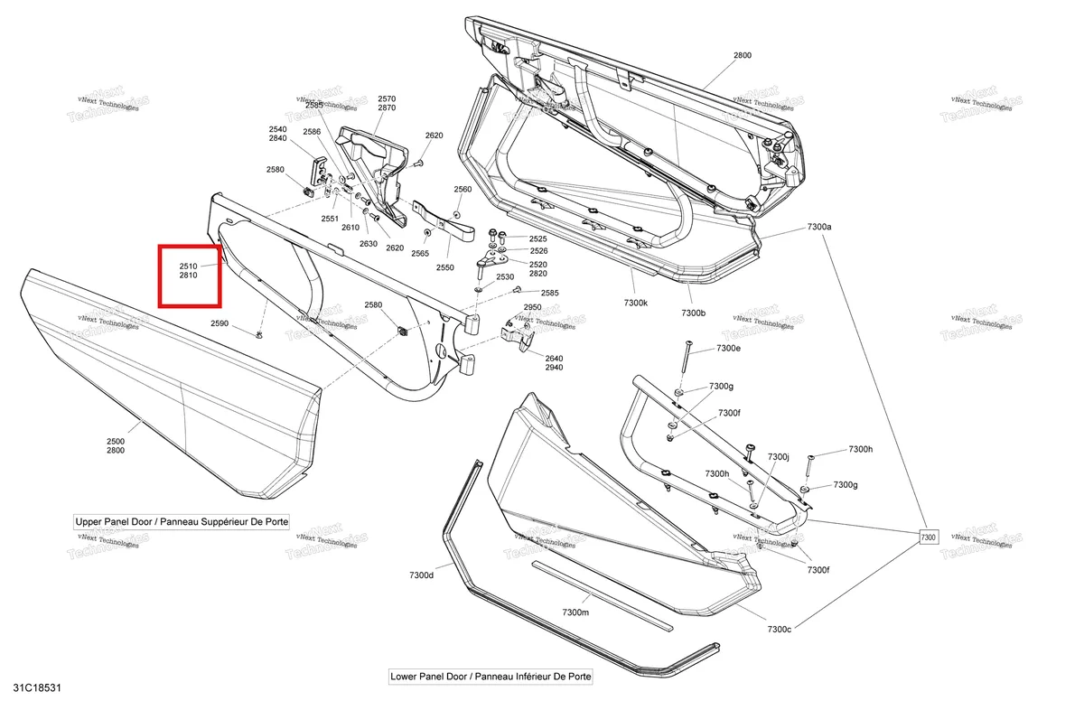 Деталь 705012546 на схеме узла 2018 Can-Am Maverick X3 Turbo R - XMR Body Side Part Maverick X3 Sunburst Yellow Models - Package Xmr