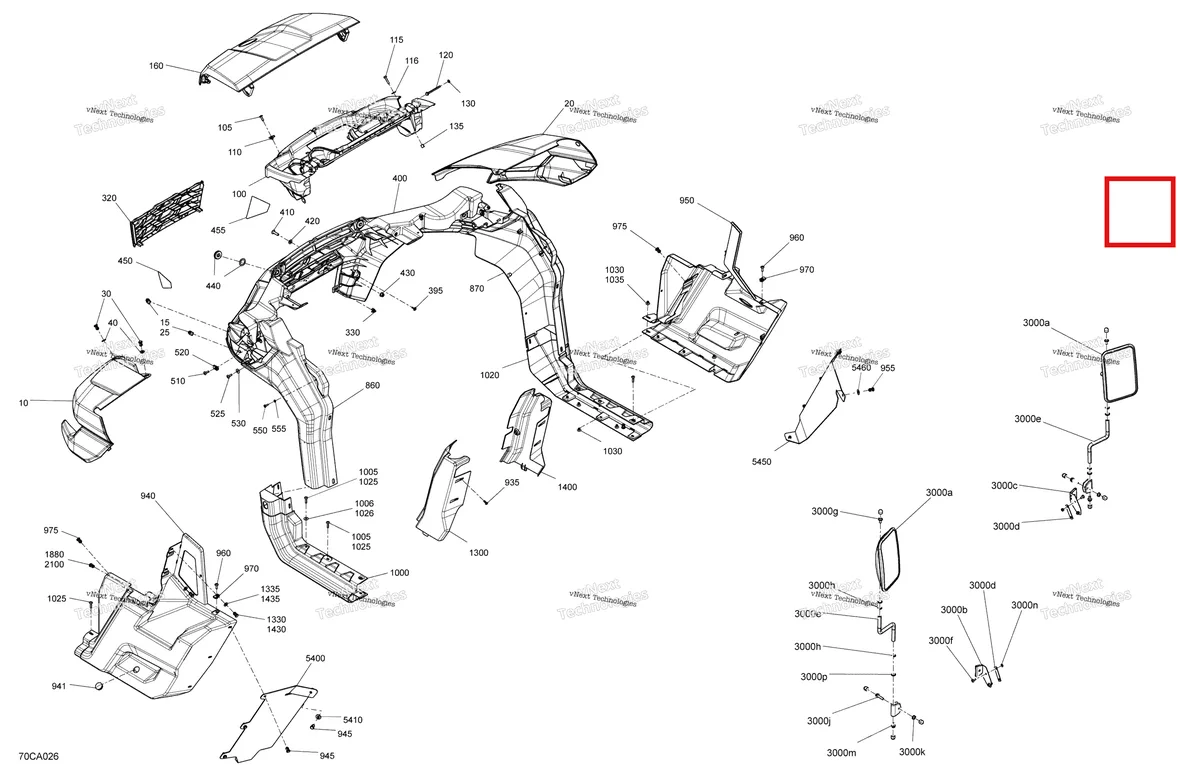 Деталь 705012591 на схеме узла 2021 Can-Am Traxter HD8 - DPS - CE Body - System