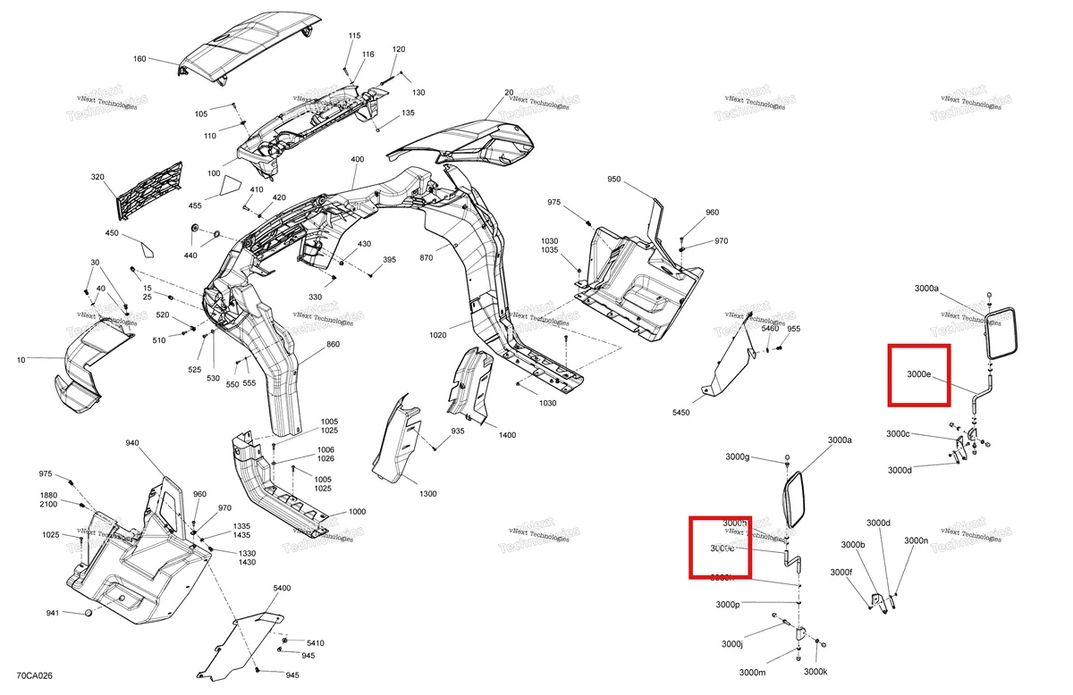 Деталь 705012671 на схеме узла 2021 Can-Am Traxter HD10 - XT - CE Body - System