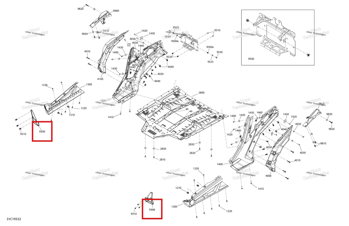 Деталь 705012793 на схеме узла 2019 Can-Am MAVERICK TRAIL 1000 - DPS - T2B SERIES Body Maverick Trail - 1000 - Red - Middle Section