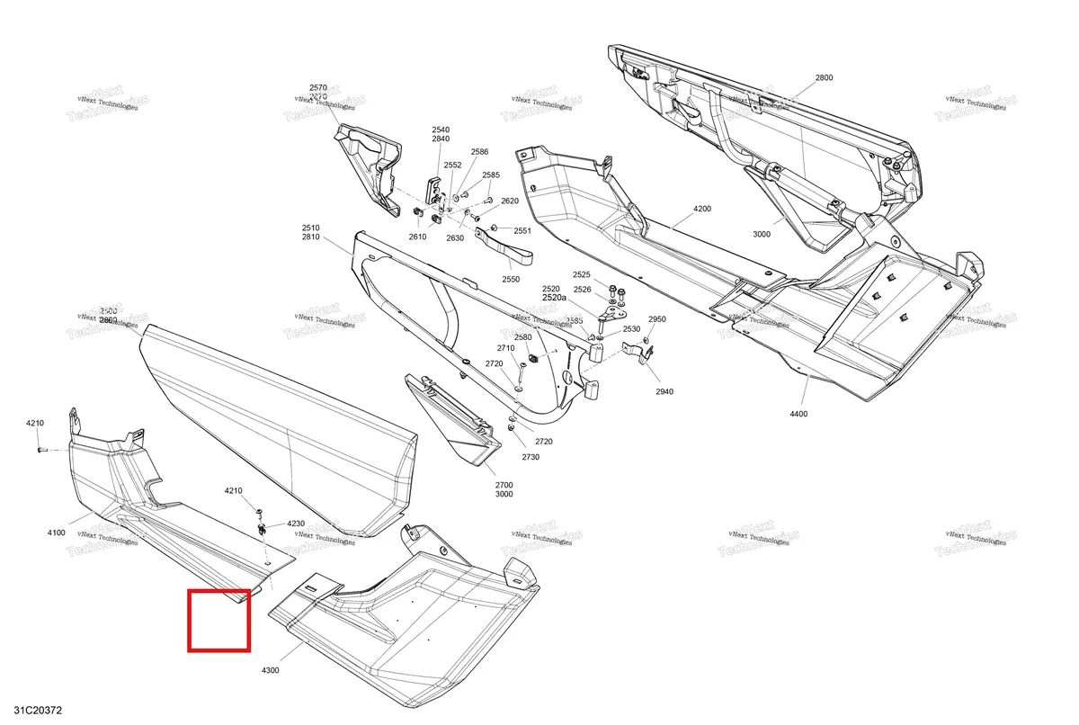 Деталь 705014085 на схеме узла 2020 Can-Am Maverick Turbo R, Turbo RR - STD XDS XRS Body - Door Section - Xrs - Blue