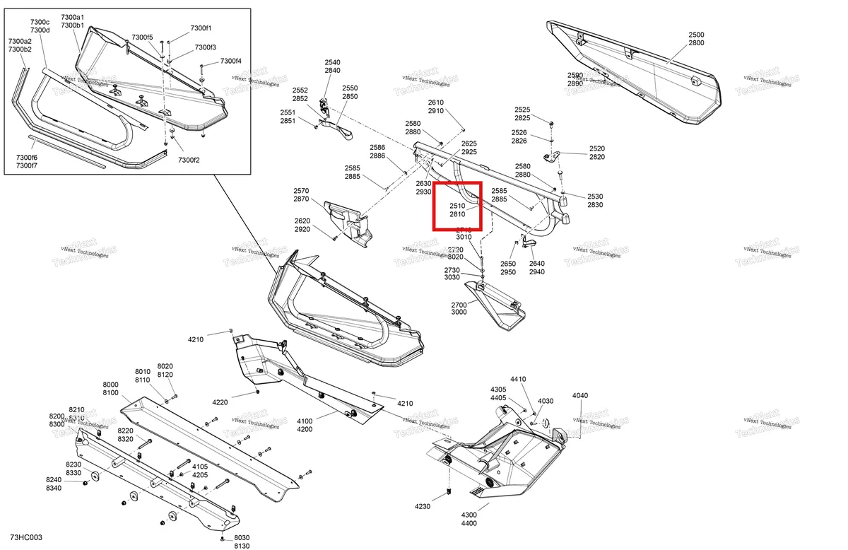Деталь 705015442 на схеме узла 2023 Can-Am Maverick Turbo RR - XRC Body - Doors