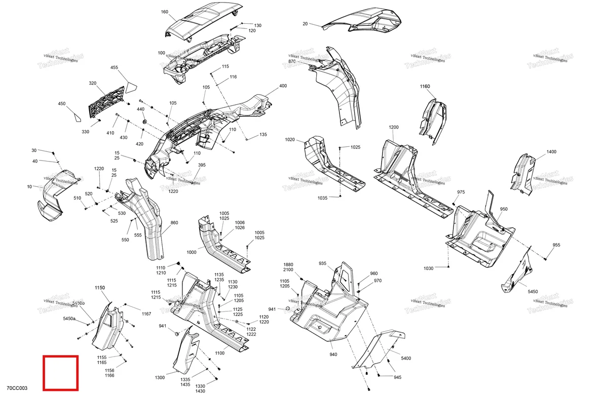 Деталь 705015679 на схеме узла 2023 Can-Am Defender MAX HD9 - XT Body - System