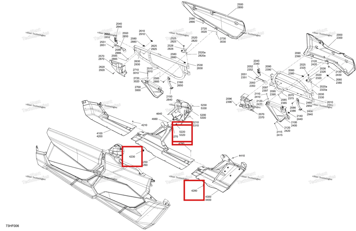 Деталь 705016606 (Вставка Can-Am Maverick Turbo RR XRC (2022) (705016606)) на схеме узла 2026 Can-Am Maverick Max - TURBO RR - DS - 7UTA - Scandi Blue - 64