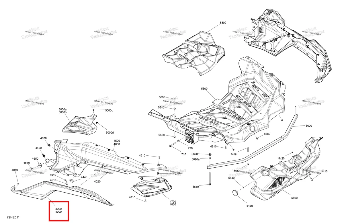 Деталь 705017543 на схеме узла 2025 Can-Am Maverick MAX - TURBO RR - XMR - 7ZSA - Hyper Silver - 72