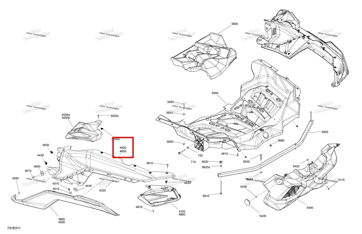 Деталь 705018242 (Hyper серебристый левый задний крыло Can-Am Maverick MAX Turbo RR XRS Smart Shock (2024) (705018242)) на схеме узла 2025 Can-Am Maverick MAX - TURBO RR - XMR - 7ZSA - Hyper Silver - 72