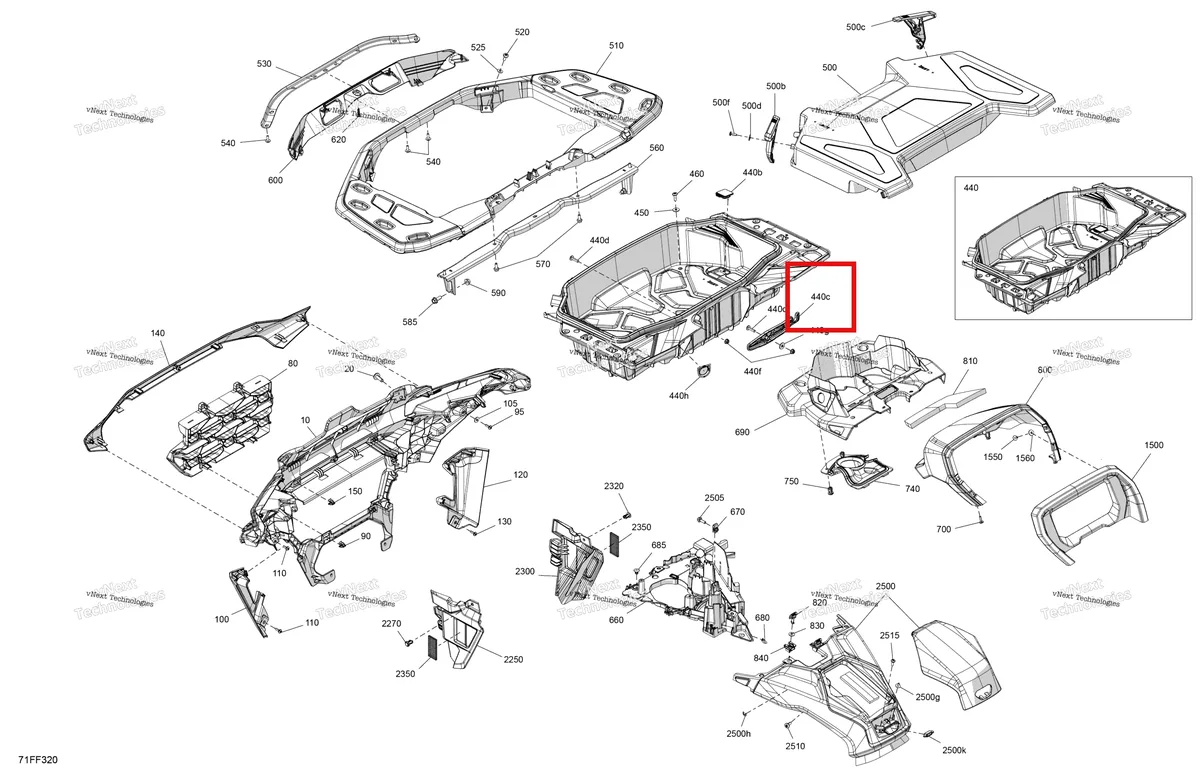 Деталь 705018769 (Кулачок Can-Am Outlander 4x4 XT 1000R (2025) (705018769)) на схеме узла 2026 Can-Am OUTLANDER - 4X4 - XTP - 1000R - 4HTB - CALI - Mineral Gray Satin Body - Front Section