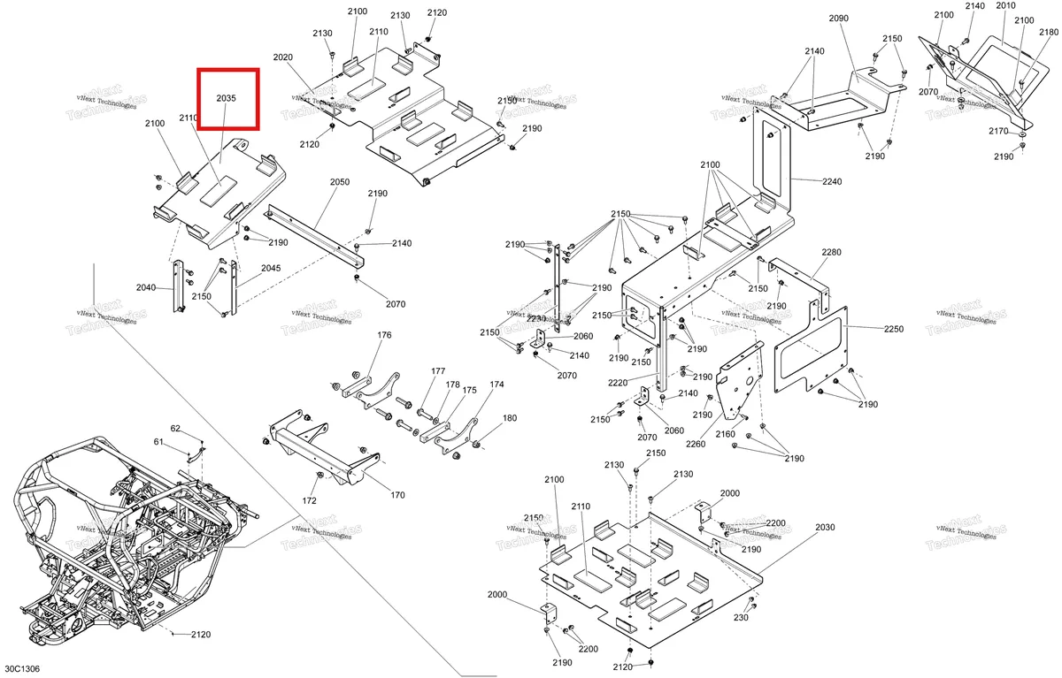 Деталь 705202882 на схеме узла STD, XT, LSV Frame