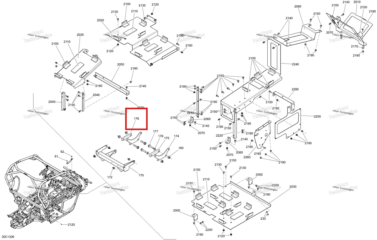 Деталь 705203275 на схеме узла STD, XT, LSV Frame