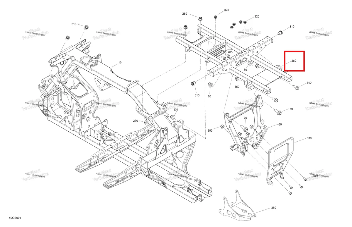 Деталь 705203362 на схеме узла Frame - System