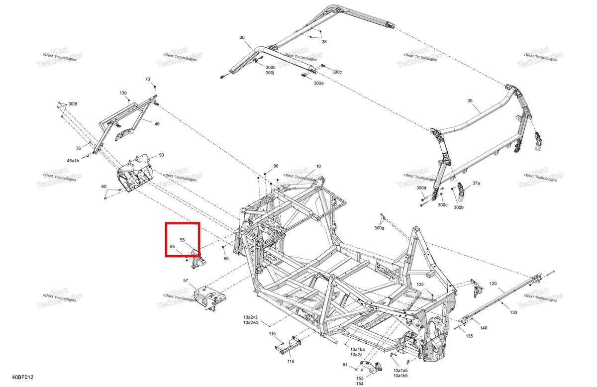 Деталь 705206217 на схеме узла 2026 Can-Am Commander - 1000R EFI - DPS - 6PTC - Compass Green - 60