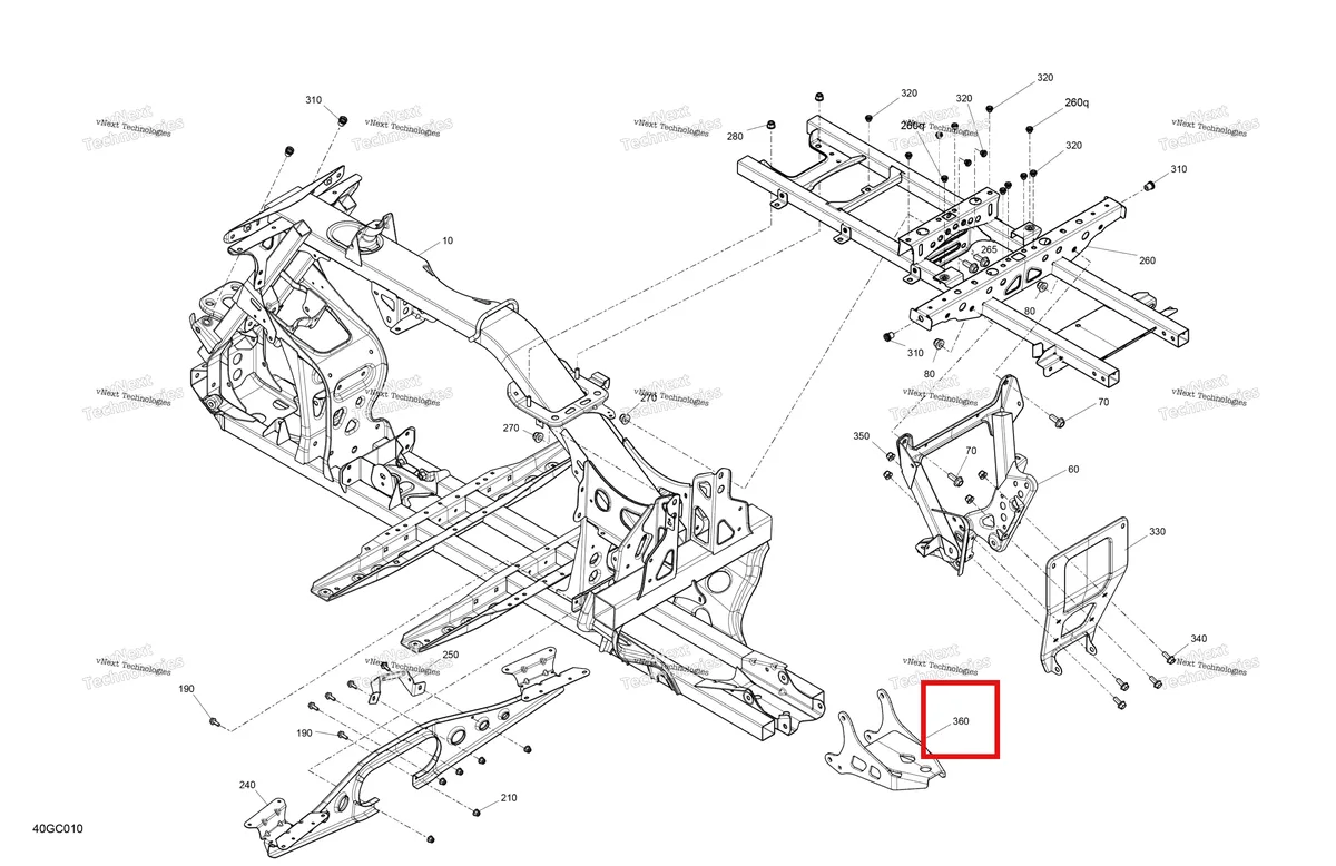 Деталь 705206592 на схеме узла - CE Frame - System
