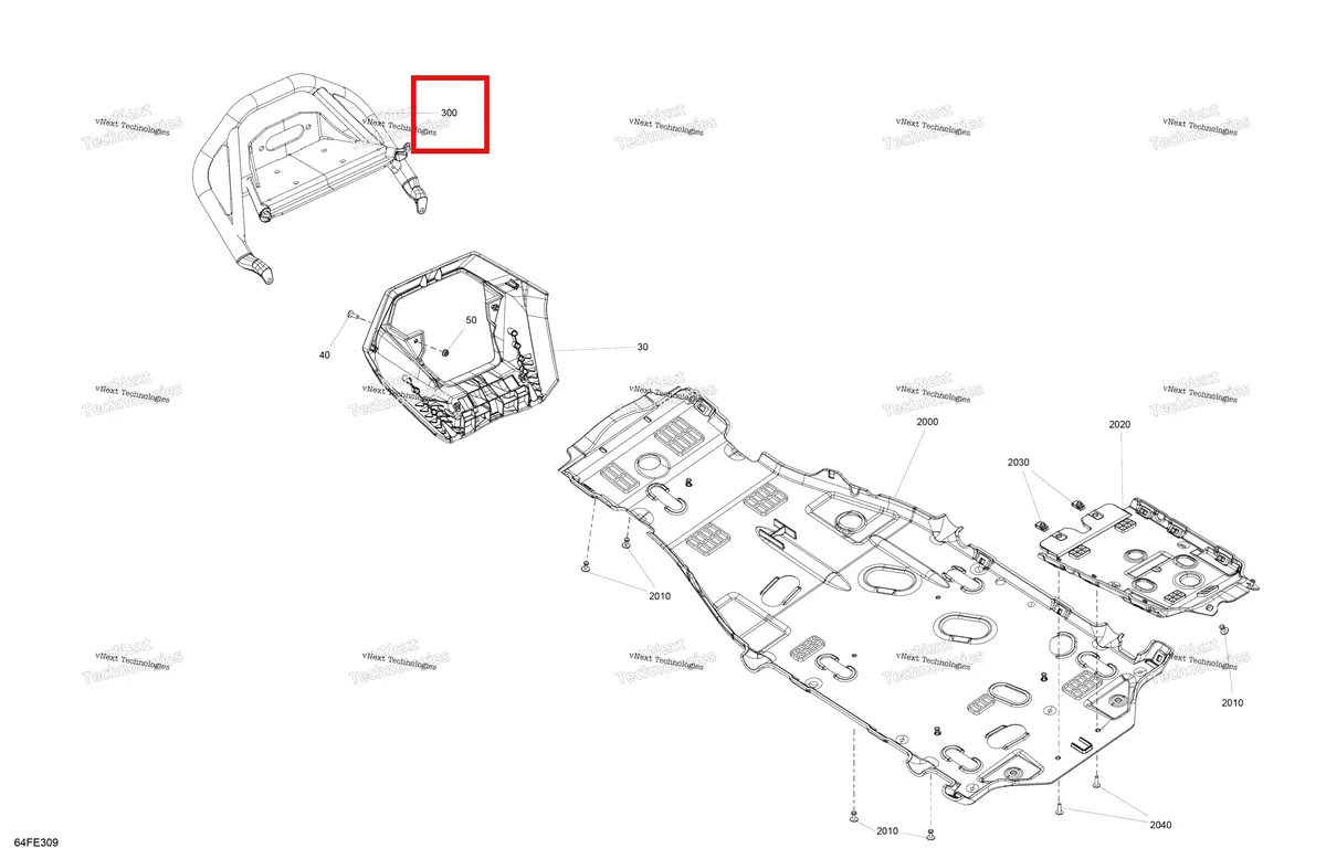 Деталь 705211323 (Legion красный передний бампер XMR только Do Not установка On Other Models Can-Am Outlander 4x4 XMR 1000R (2025) (705211323)) на схеме узла 2025 Can-Am OUTLANDER - 4X4 - XMR - 1000R - 4LSA - Hyper Silver Body - Skid Plate And Bumper