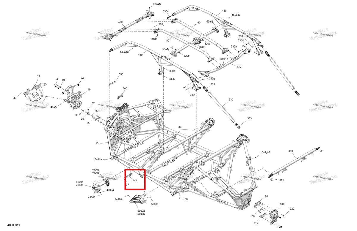 Деталь 705211560 (Опора Can-Am Maverick MAX Turbo RR XRS Smart Shock (2024) (705211560)) на схеме узла 2026 Can-Am Maverick Max - TURBO RR - XMR - 7ZTA - Loft Green Satin - 72