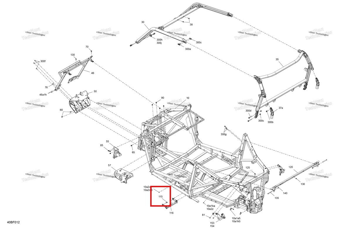 Деталь 705211563 (Подшипник опора Can-Am Commander 1000R EFI DPS (2022) (705211563)) на схеме узла 2026 Can-Am Commander - 1000R EFI - DPS - 6PTC - Compass Green - 60
