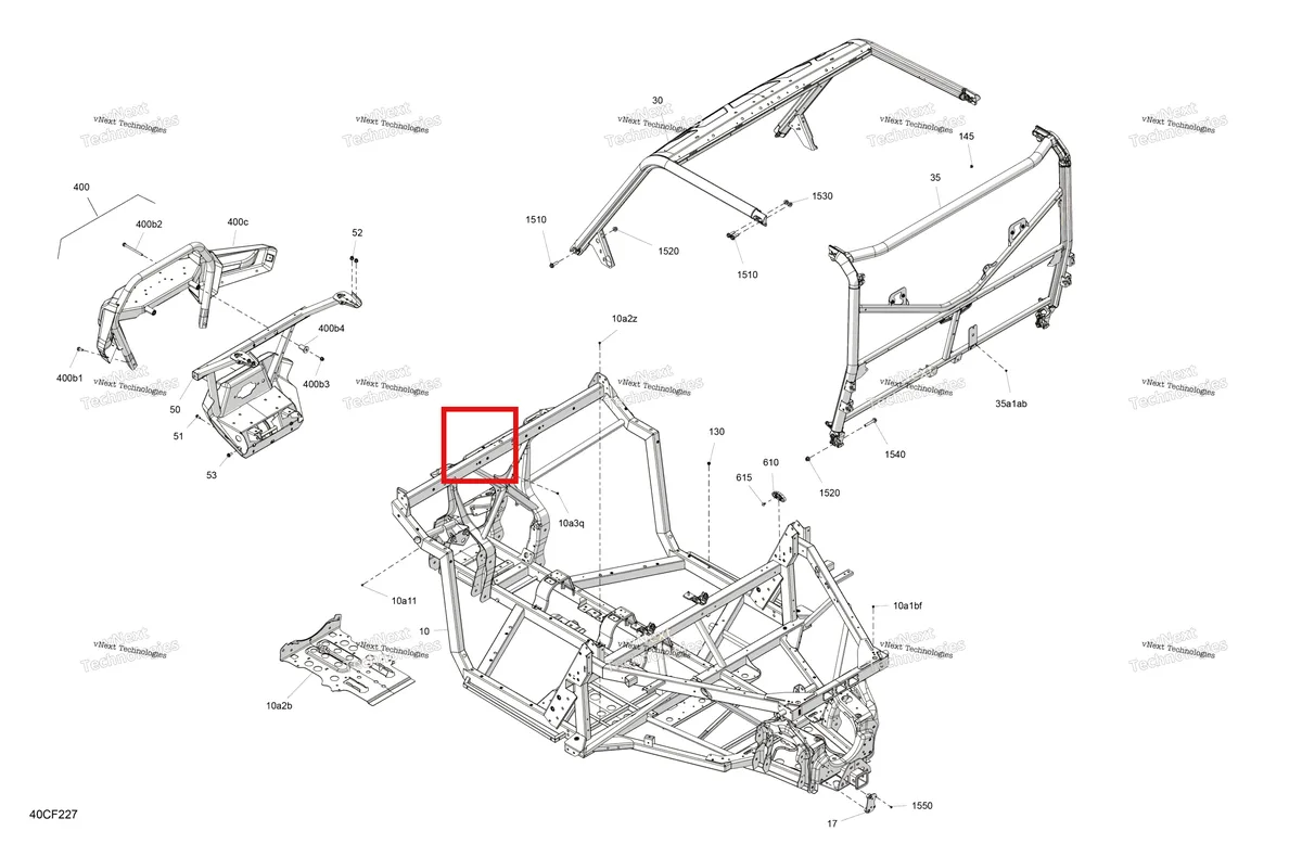 Деталь 705212314 на схеме узла 2026 Can-Am Defender - HD11 - LTD CAB - 8JTA - Dark Wildland Camo - 65