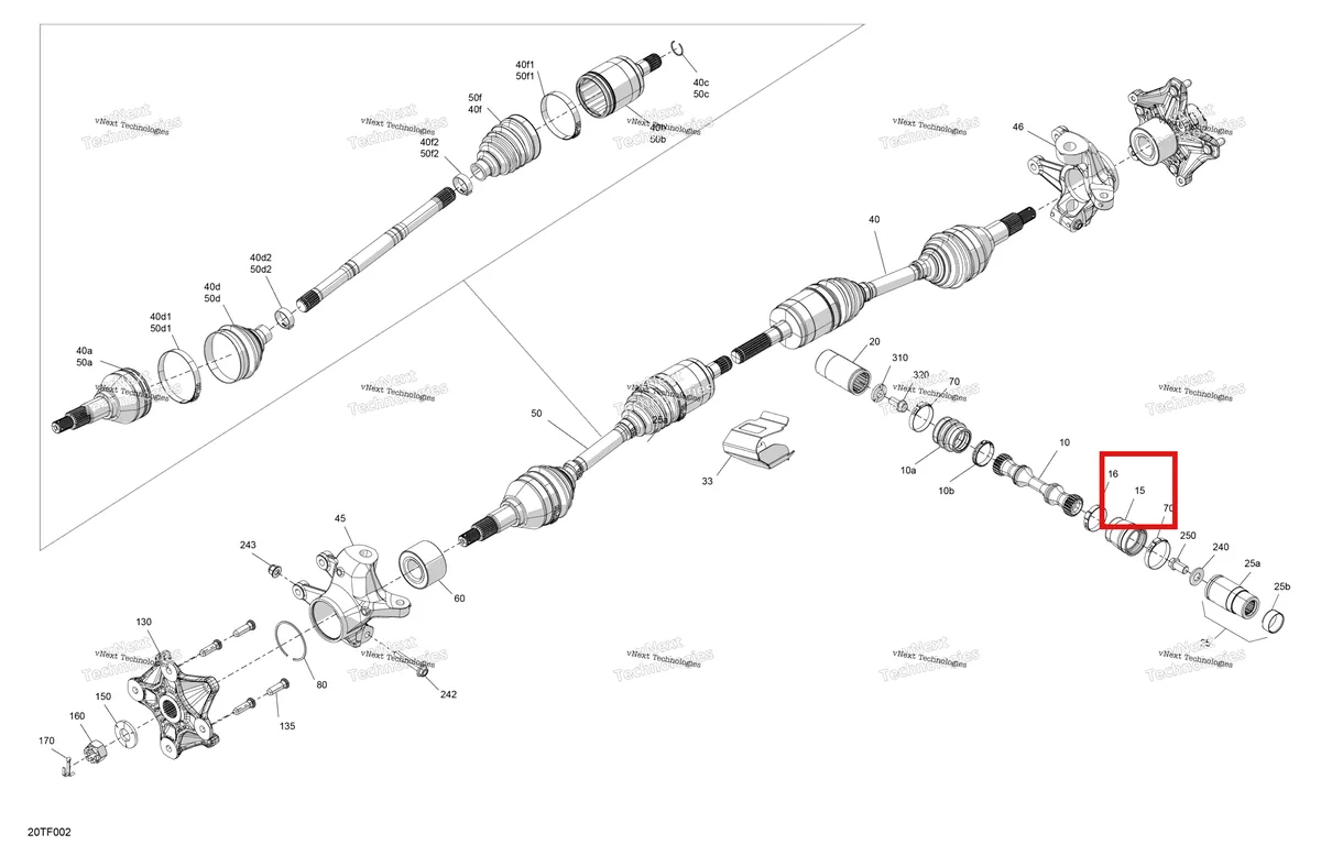 Деталь 705401093 на схеме узла 2026 Can-Am RENEGADE - 4X4 - XMR - 1000R EFI - 5UTB - Scandi Blue Drive - Front - Common Parts