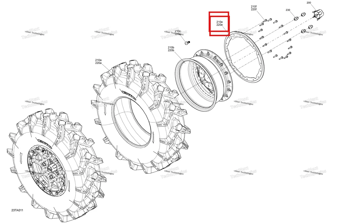 Деталь 705401586 на схеме узла 2021 Can-Am Renegade 1000R EFI - XMR Drive - Front Wheels