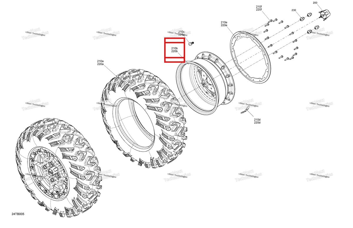 Деталь 705401594 на схеме узла 2022 Can-Am Outlander MAX 1000R EFI - XTP - CE Drive - Front Wheels