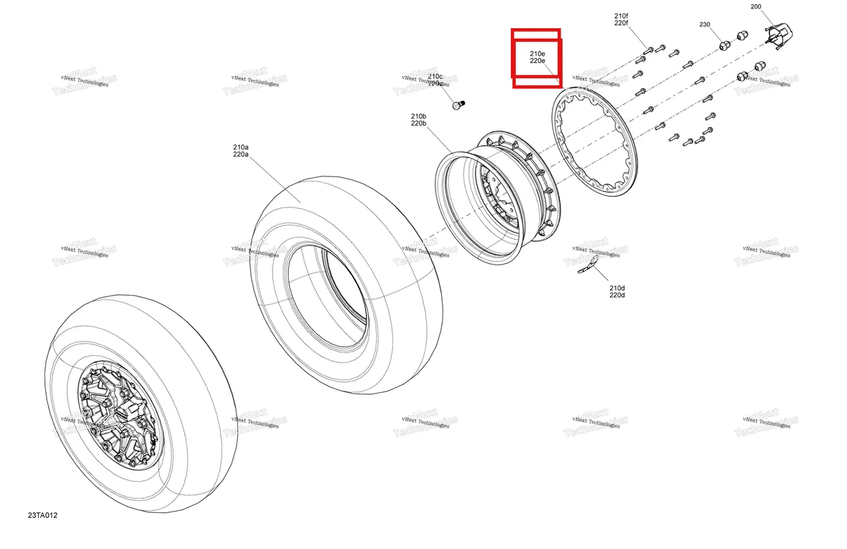 Деталь 705401763 на схеме узла 2021 Can-Am Renegade 1000R EFI - XXC - CE Drive - Front Wheels