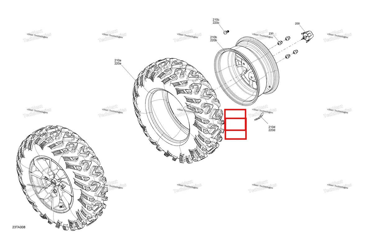 Деталь 705402435 на схеме узла 2021 Can-Am Outlander 1000R EFI - DPS - CE Drive - Front Wheels