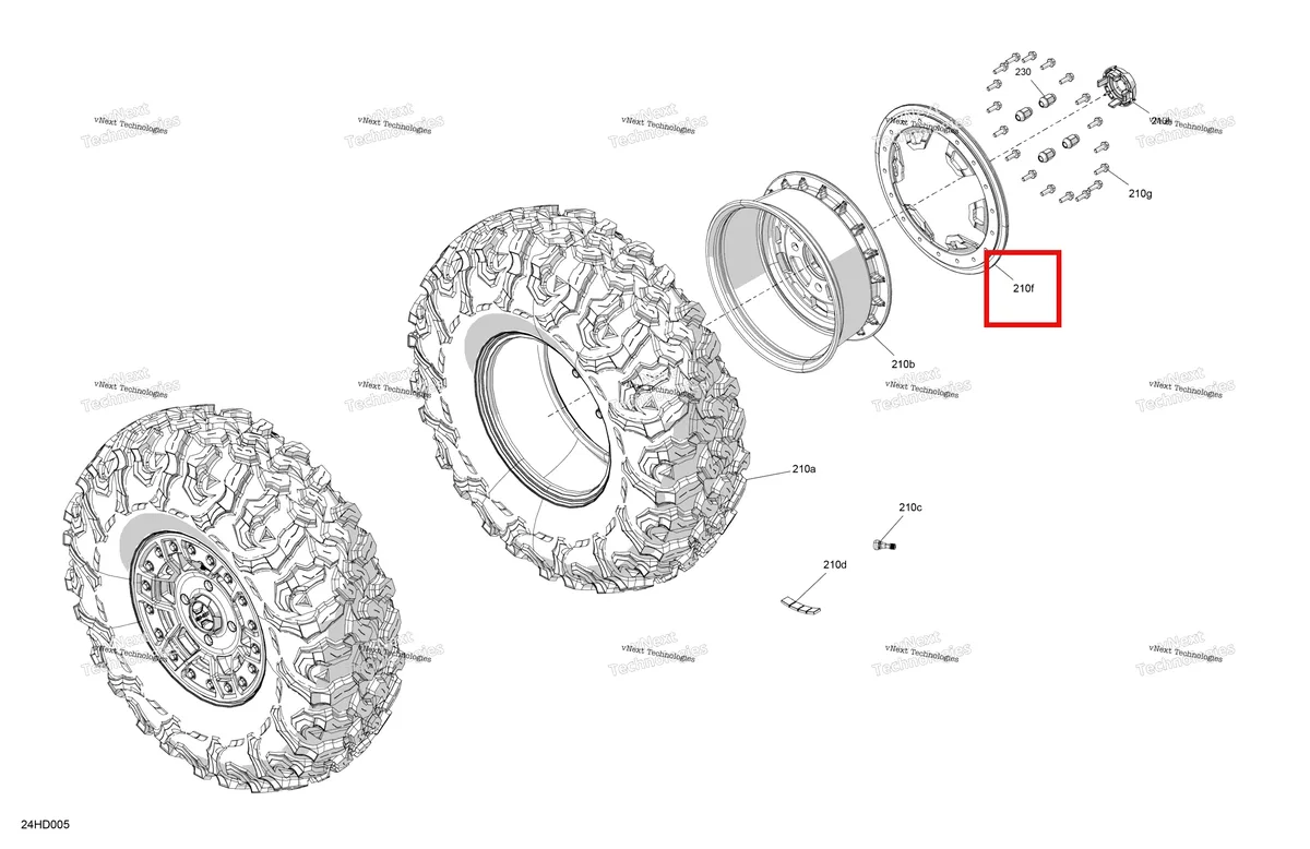 Деталь 705403450 на схеме узла 2024 Can-Am Maverick Turbo RR - XRS STD - 7TRK - Dazzling Blue - 72