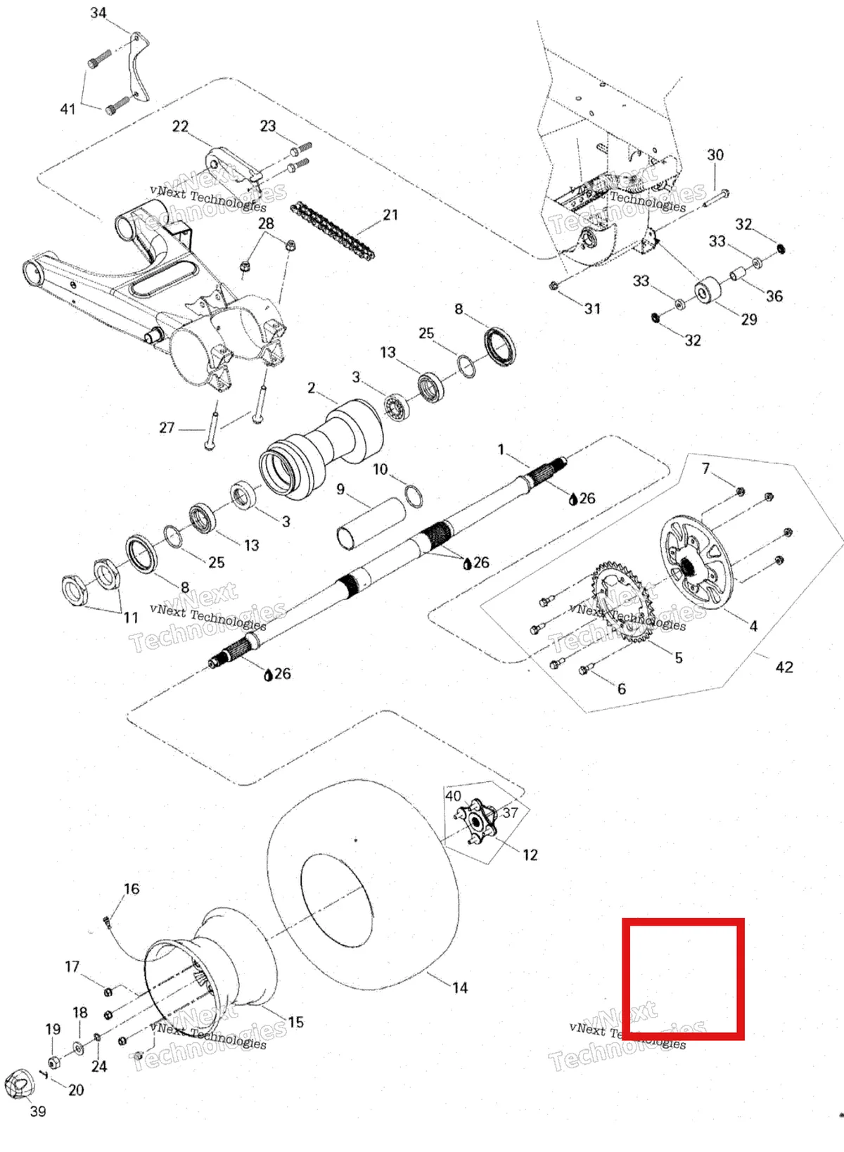 Деталь 705500291 на схеме узла 2007 Can-Am Rally 175 Drive System, Rear