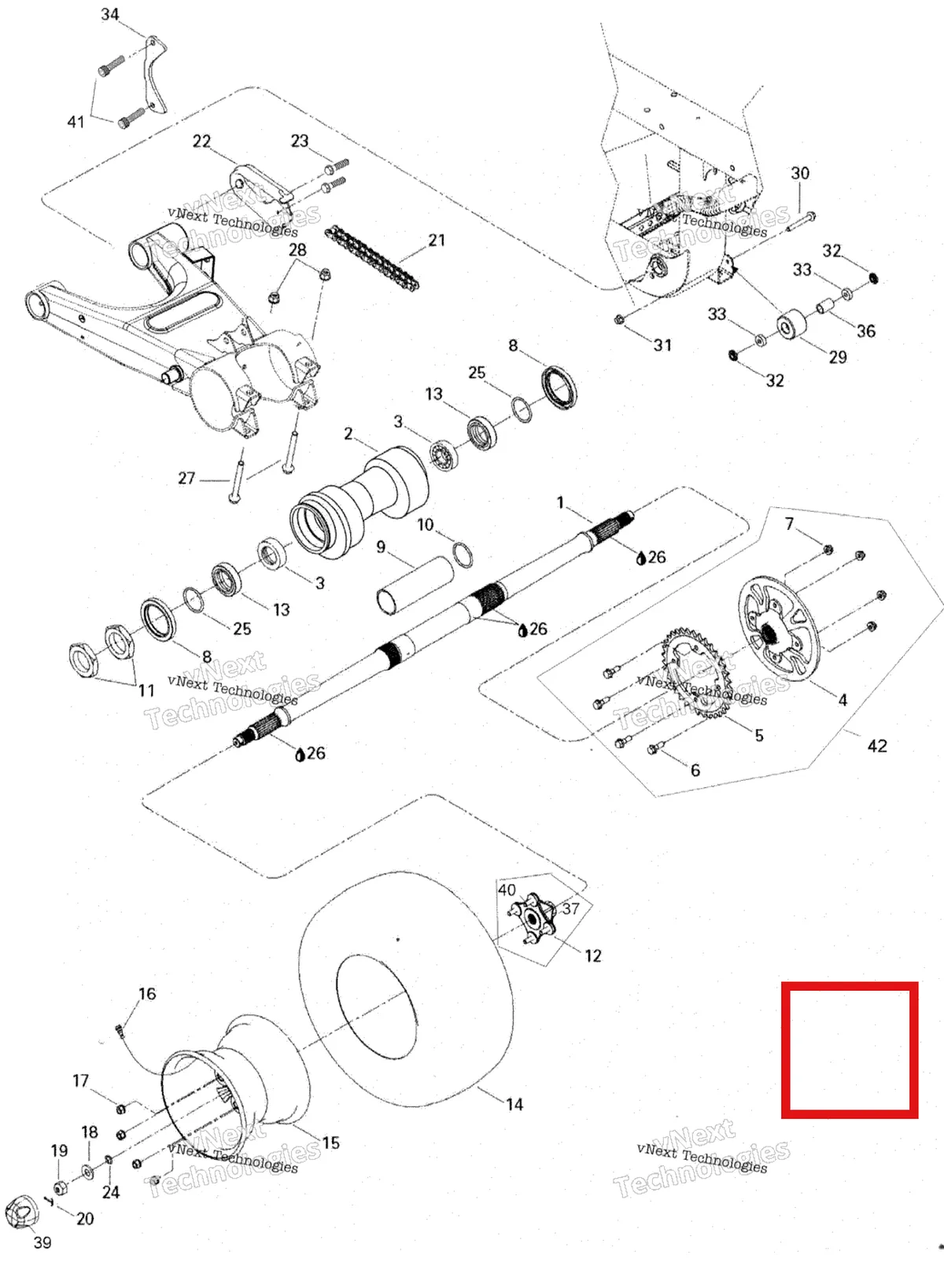 Деталь 705500292 на схеме узла 2007 Can-Am Rally 175 Drive System, Rear