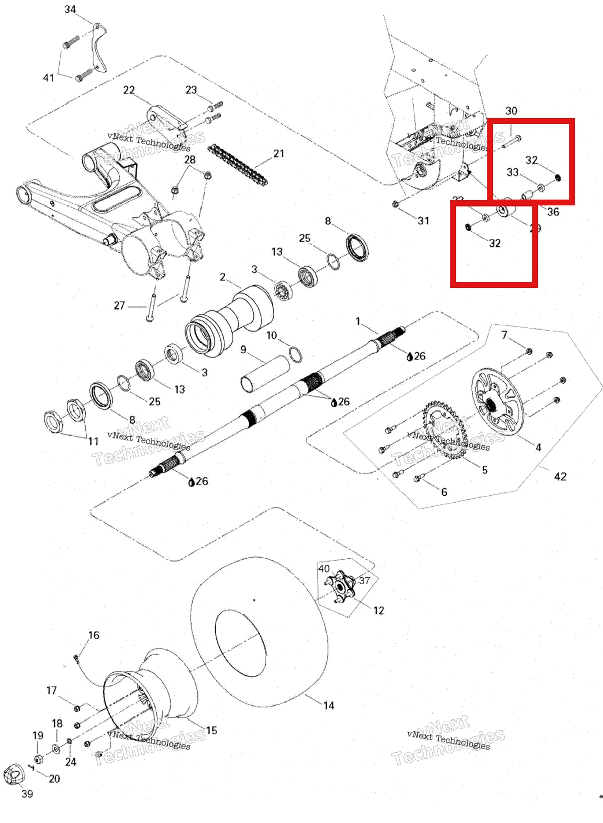 Деталь 705500398 на схеме узла 2006 Can-Am Rally 175 Drive System, Rear