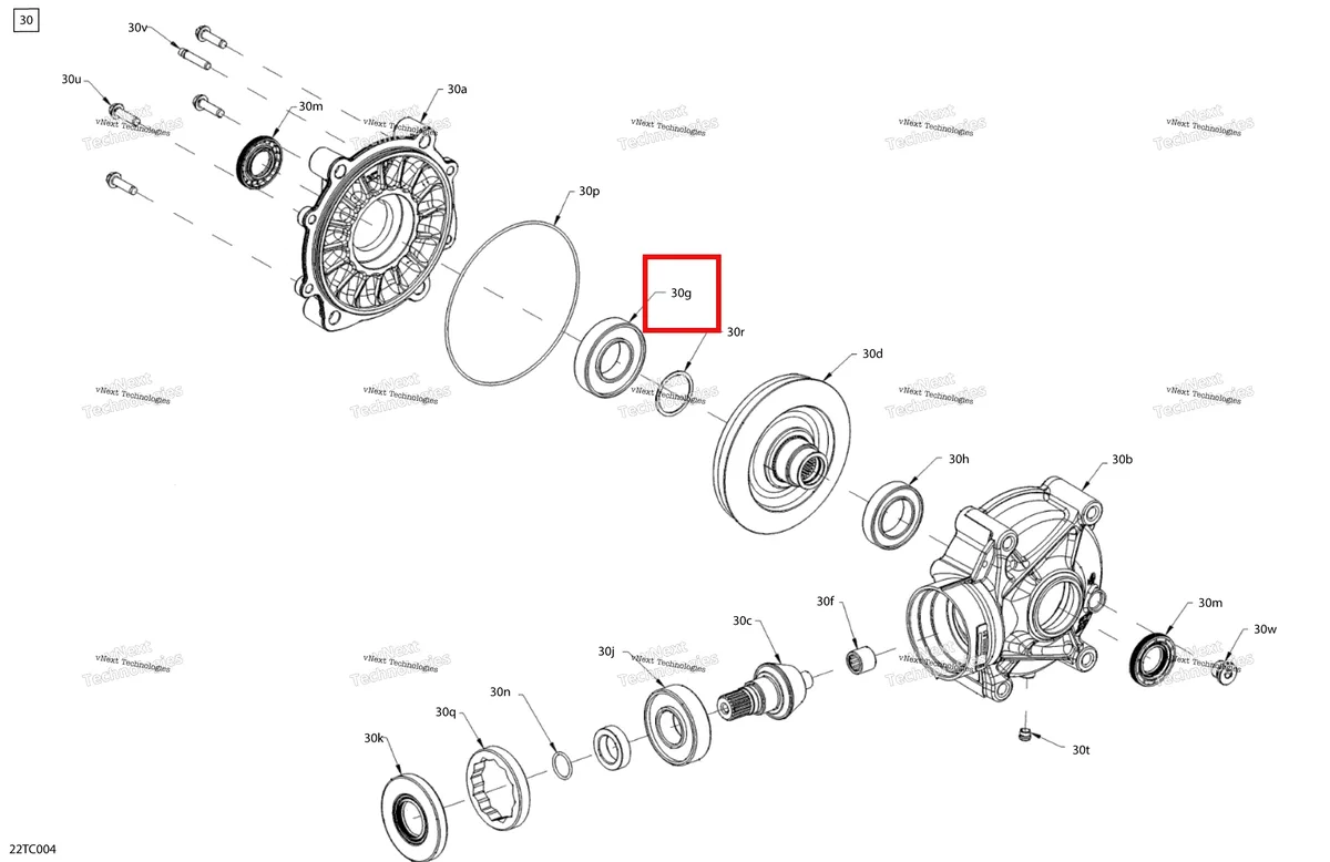 Деталь 705501875 на схеме узла 2023 Can-Am Outlander MAX 6X6 - 650 EFI - DPS Drive - Final Drive Unit