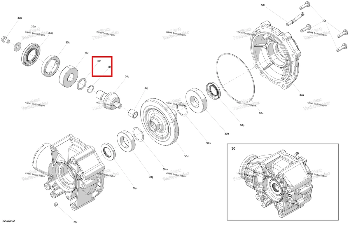 Деталь 705502062 на схеме узла 2023 Can-Am Outlander 450 EFI - STD Drive - Final Drive Unit