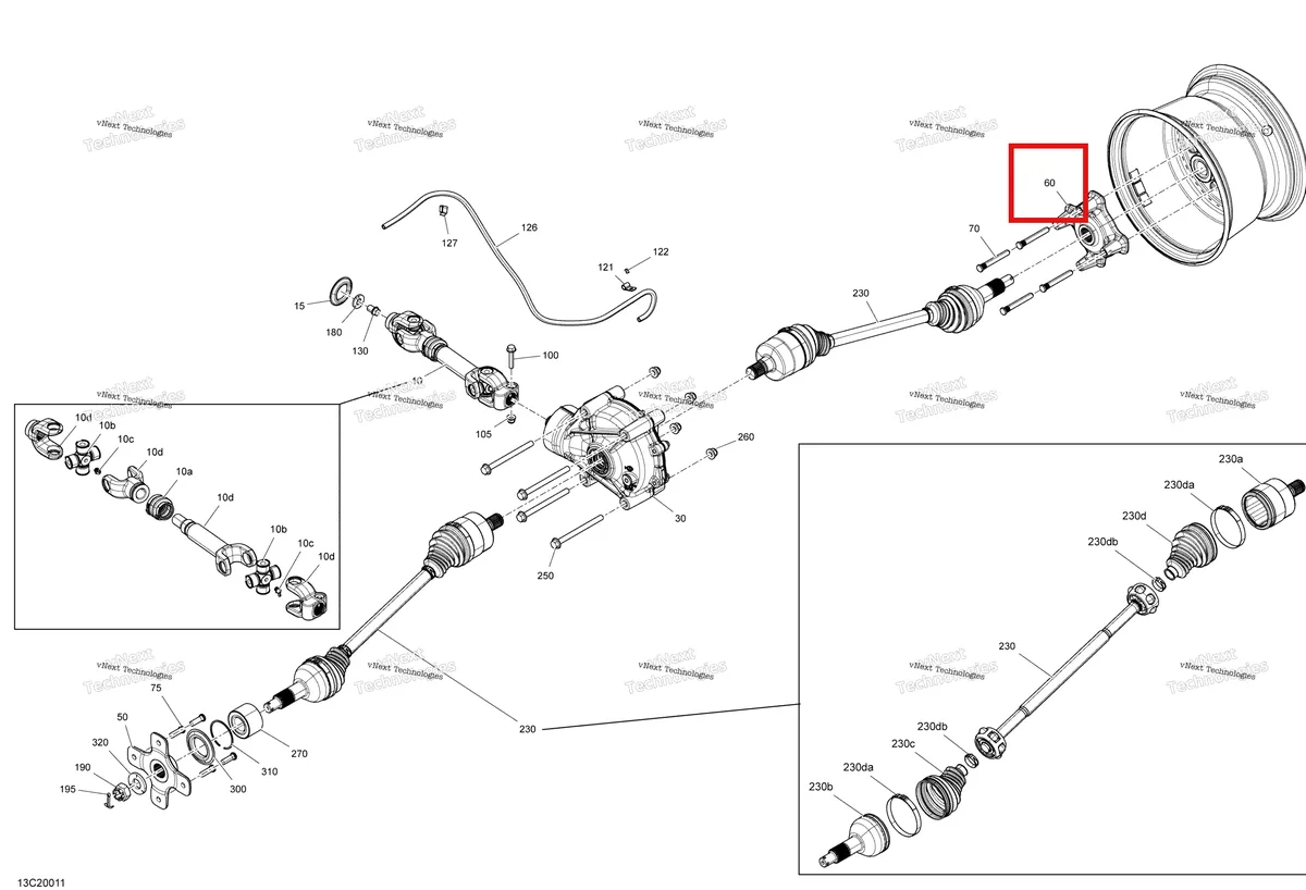 Деталь 705502470 на схеме узла 2020 Can-Am Commander 1000R EFI Rear Drive - Common Parts