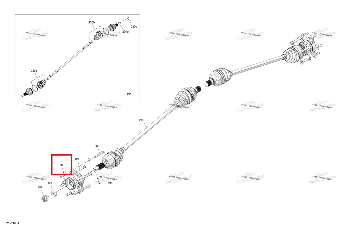 Деталь 705503036 на схеме узла 2024 Can-Am Maverick R 996NT - XRS - 7ARA - Neo Yellow - 77
