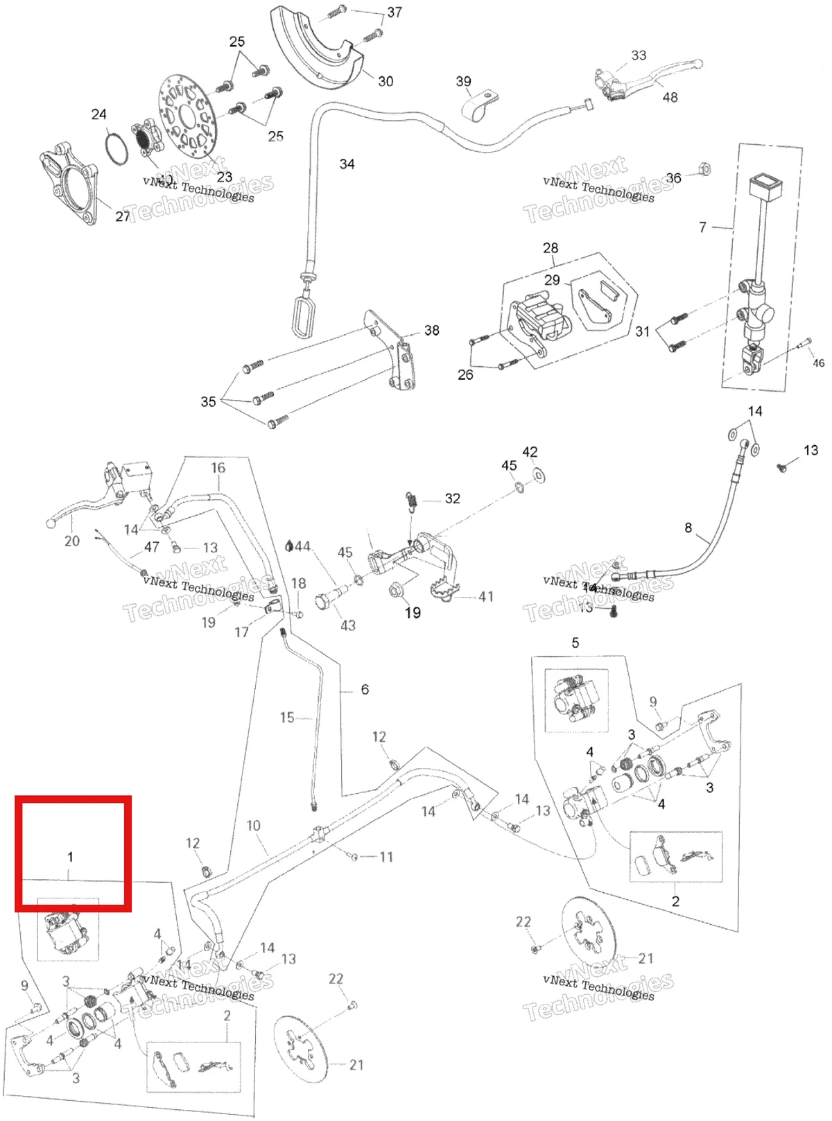 Деталь 705600364 на схеме узла 2006 Can-Am Rally 175 Hydraulic Brake