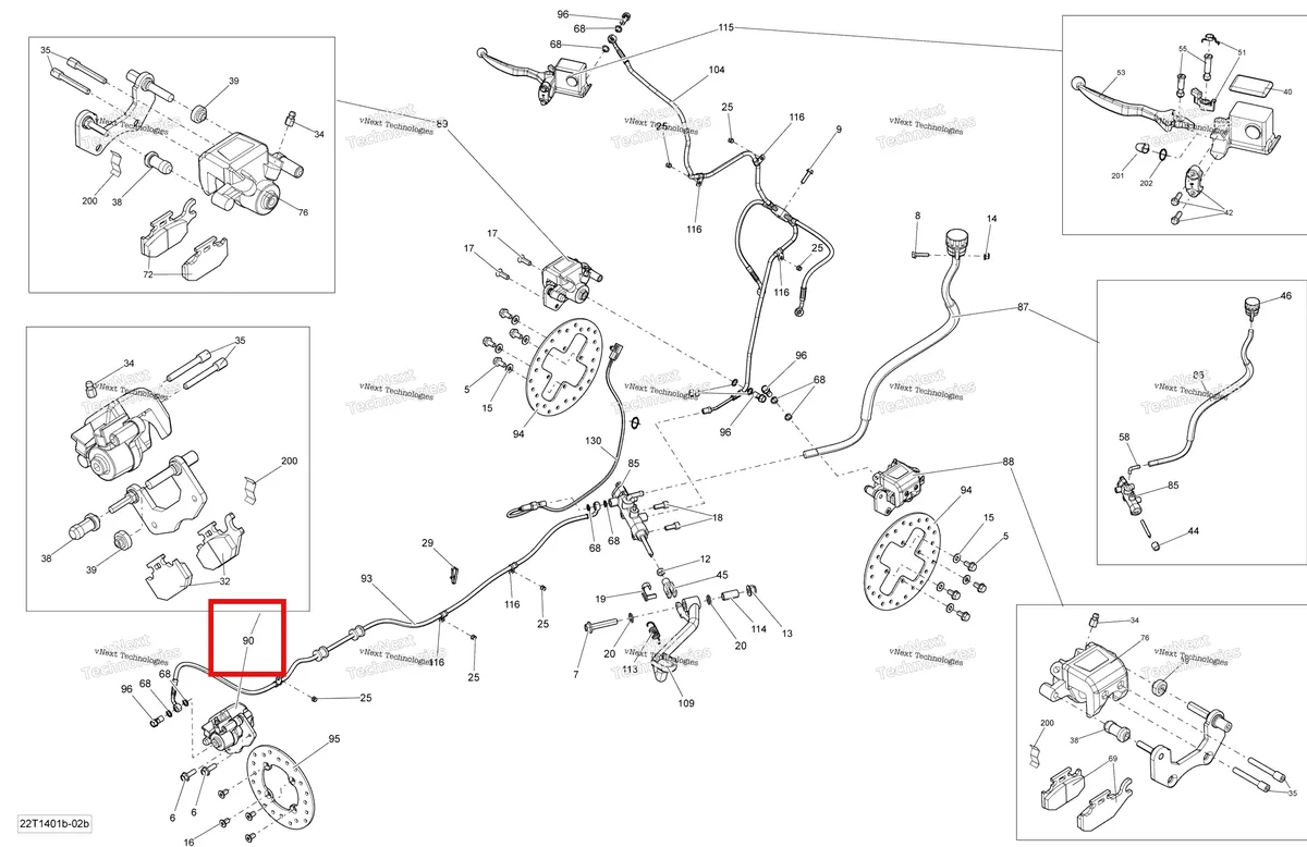 Деталь 705600577 на схеме узла 2014 Can-Am OUTLANDER 400 EFI, STD, XT Brakes Cu, Int